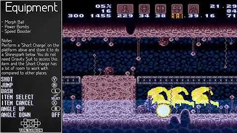 Super Metroid Randomizer Strategies | Pink Brinstar - Waterway Energy Tank Room