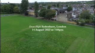 Drone Flight: Sydenham, London (August 2023)