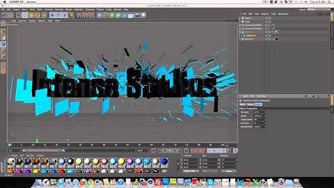 How to Make Shattering Text in Cinema 4D [IntenseStudios]
