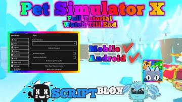 PET SIMULATOR X Script Mobile | FULL TUTORIAL | AUTO FARM | AUTO HATCH NEW UPDATE |