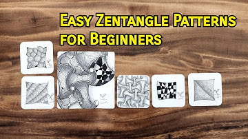 #Zentangle #2023多圖結合 - day 15 :  Easy Zentangle Patterns for Beginners #huggins #knightsbridge