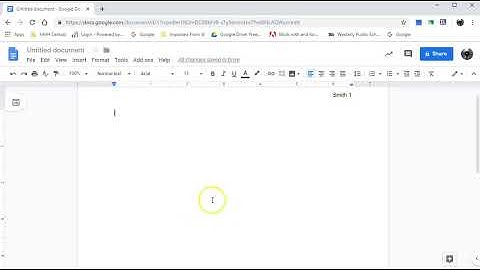 MLA Heading Formatting in Google Docs