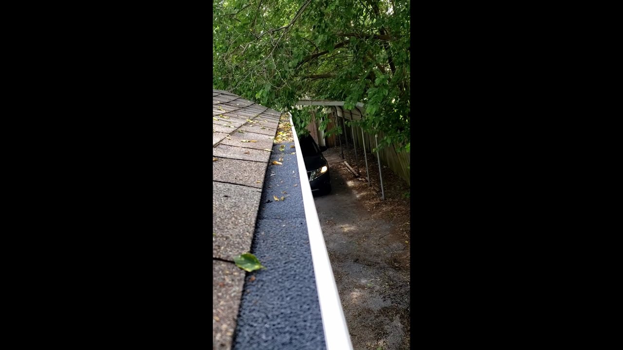 My gutters were awful! (Foam Gutter Guard install)