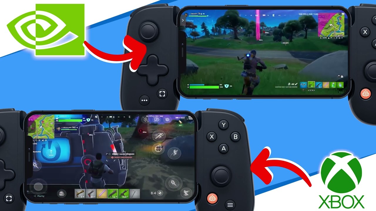 Fortnite Cross Play - Xbox Cloud Gaming & GeForce NOW Gameplay