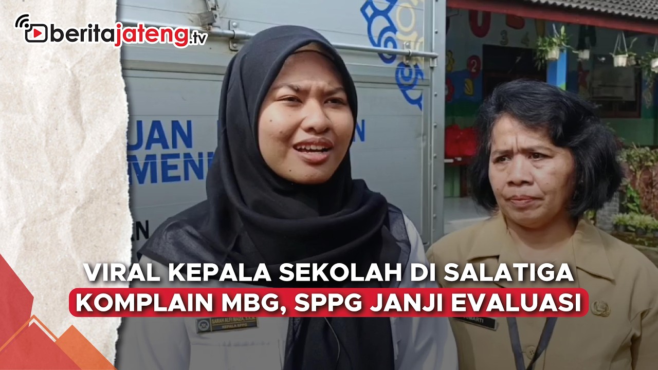 Viral Kepala Sekolah di Salatiga Komplain MBG, SPPG Janji Evaluasi