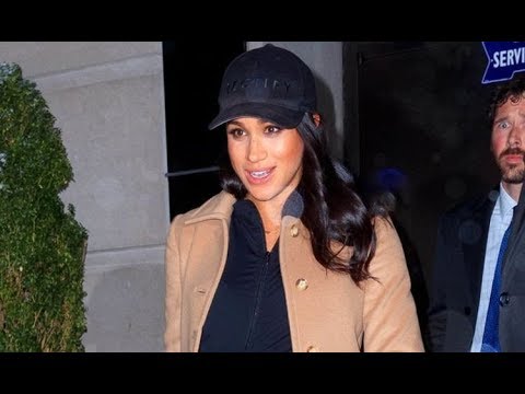 Meghan Markle Wears Extravagant Baby Shower Gift As She Leaves New Meghan Markle Wears Extravagant Baby Shower Gift As She Leaves New