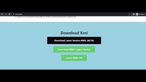 Executor com api da KRNL