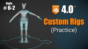 [Blender 4.0 RIGIFY] ＃6-2: Custom Rigs (Practice)