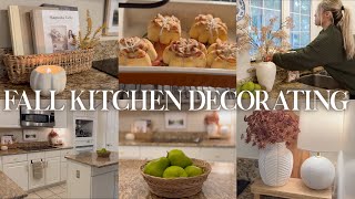 FALL DECORATE WITH ME 2023 | home decorating ideas - neutral fall decor 2023 | fall kitchen decor