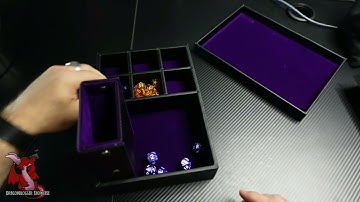 Grajar DND Dice Tray and Dice Tower with Storage