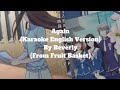 Again Karaoke English Version (Beverly Fruit Basket anime)