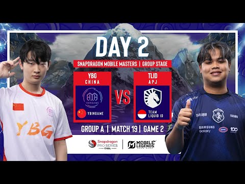 YBG VS TLID | Game 2 | SPS Mobile Masters Group Stage | MLBB | Hari 2