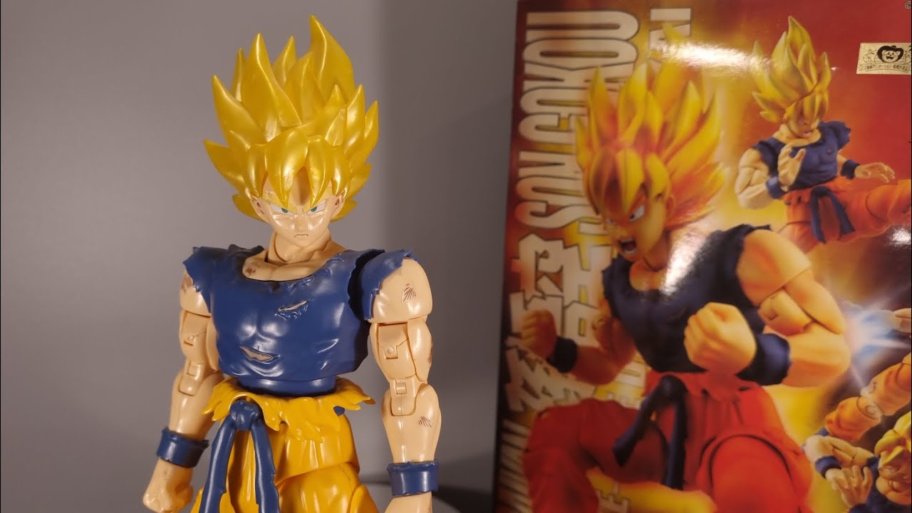 OLD BUT GOLD!! MG Figure Rise Super Saiyan Son Goku - Dragonball Z - 1/8 Scale Model Kit Review!