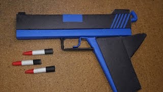 |DIY| How to Make a Paper Defense Gun  That Shoot Paper Bullet-Toy Weapons-By. Dr.Origami