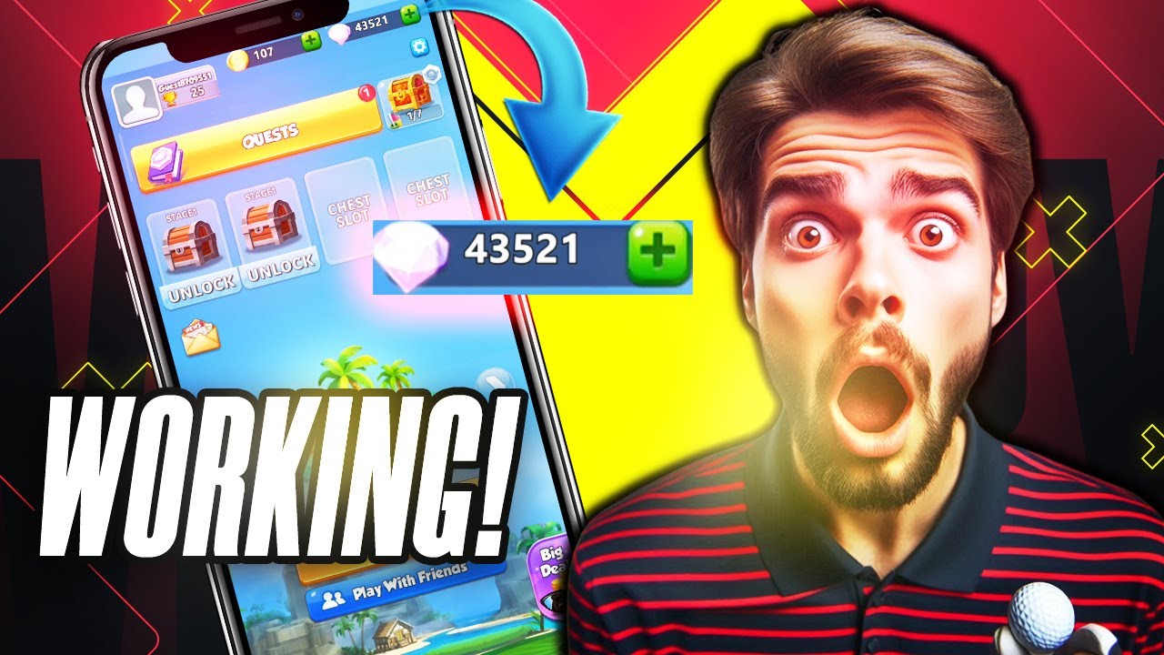 Golf Rival Hack How to Get Unlimited Gems! iOS Android YouTube