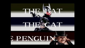 Batman Returns (SNES) - Demo Attract + Story Intro
