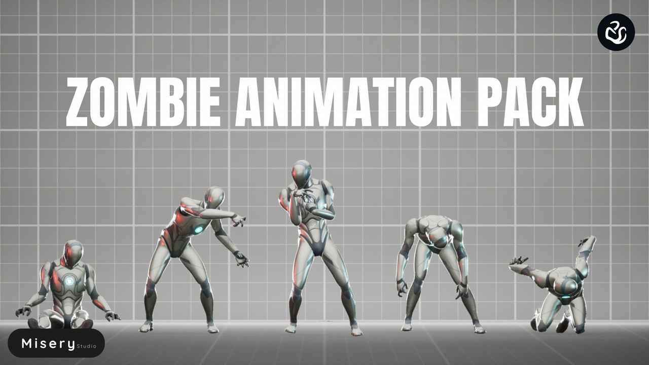Zombie Animation Pack | Game Ready Animations | Showcase | Misery ...