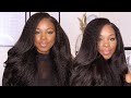 NO HEAT! TINY LEAVE OUT😱| Most Natural Kinky Straight U part Wig ft. Alipearl Hair