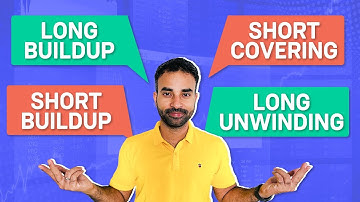 Long Buildup, Short Covering, Short Buildup, Long Unwinding Explained in Tamil | Trading Tamil