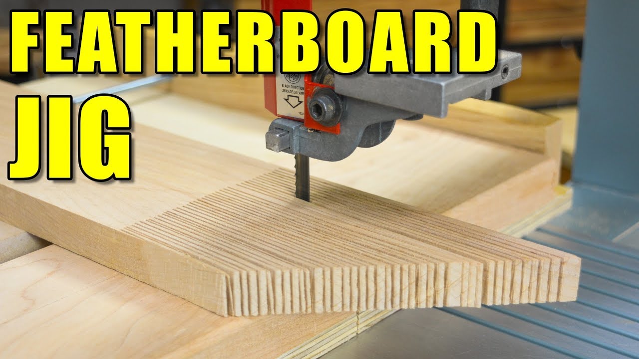 Featherboard Jig - How to Make a Featherboard - YouTube