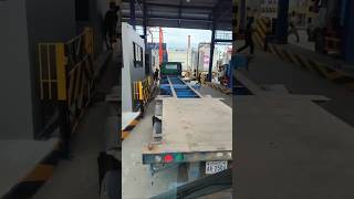 Driver Is Driving In To Gate At Seaport for Get Goods 2026