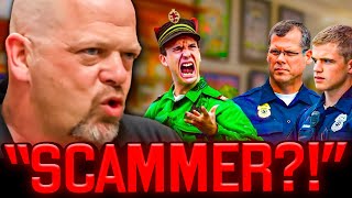 SCAMMERS and ILLEGAL ITEMS on Pawn Stars  - PART 2