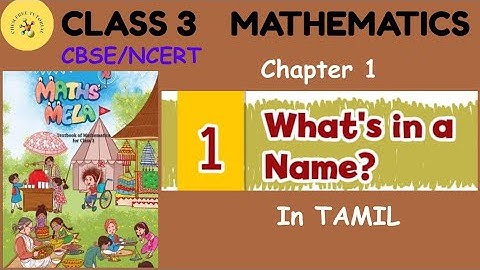 Class3| Mathematics | chapter 1 | What