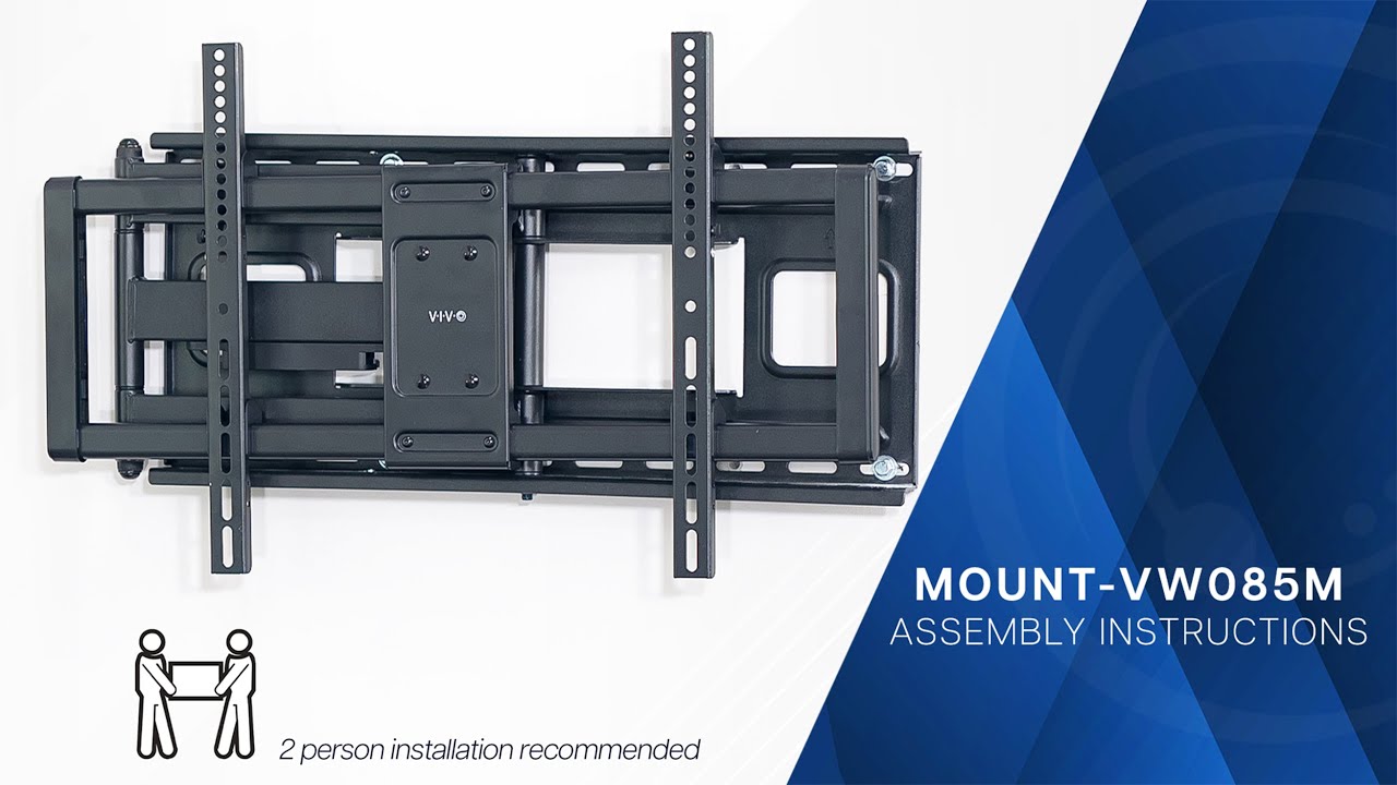MOUNT-VW085M Full Motion TV Wall Mount Assembly by VIVO