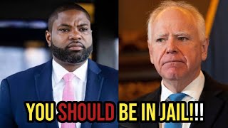 Tim Walz Has A NERVOUS BREAKDOWN As Byron Donalds FURIOUSLY DESTROY Him In CONGRESS 
