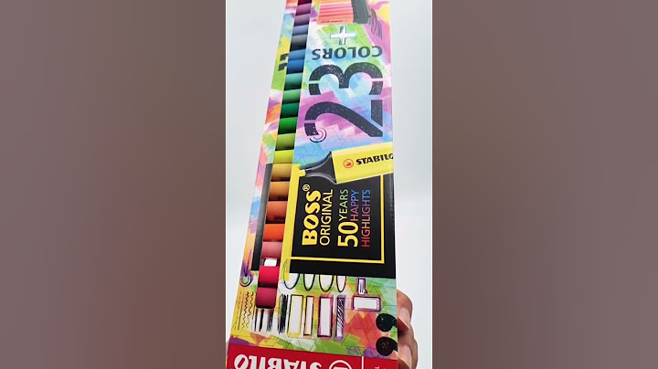 #Battle of the #Highlighters: #Comparing 2 #Stabilo #Boss #Sets !