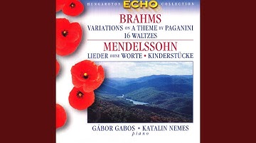 16 Waltzes Op. 39: No. 6 Vivace C Sharp Major