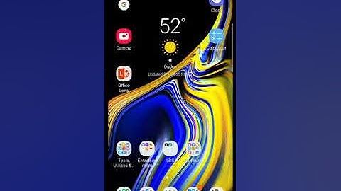How to make the home screen rotate or put it into landscape mode. Samsung Note 9 Android 9.