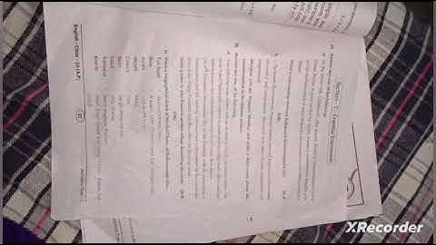 10th class revision test question paper real 2023