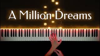 The Greatest Showman - A Million Dreams | Piano Cover with Strings (with PIANO SHEET)