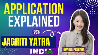 Jagriti Yatra 2024 Application form Explained with Examples. #nimbleprerana | 4K screenshot 1