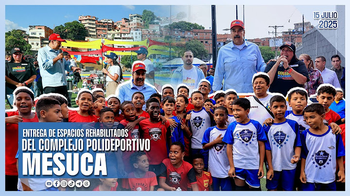 Nicolás Maduro | Complejo Polideportivo Mesuca
