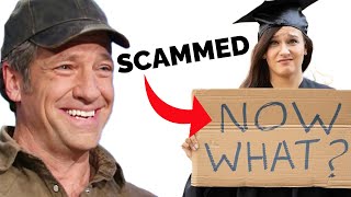 Mike Rowe Explains Why University Is A Scam | Dirty Jobs