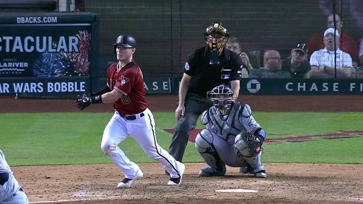 MIL@ARI: Herrmann plates Hazelbaker with RBI double