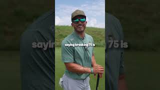 Is it harder to break 75 or make a million dollars?
