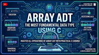 Array ADT Menu Driven Program in C | Switch Case Implementation |  Bengali #5
