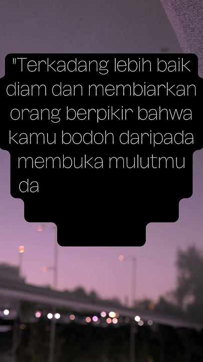 Diam bukan berarti bodoh #shorts