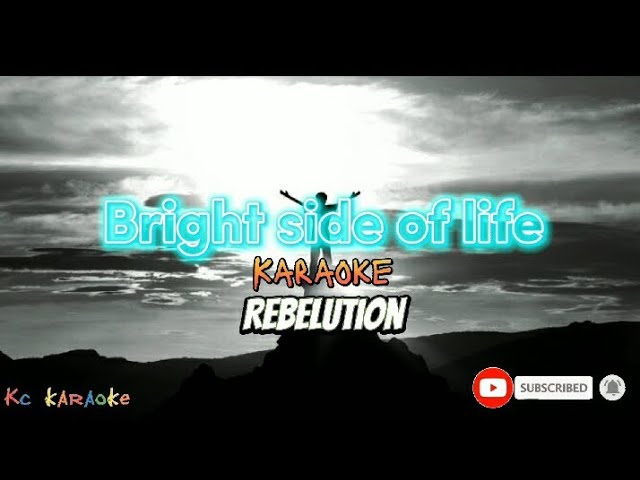 Bright side of life karaoke | Rebelution class=