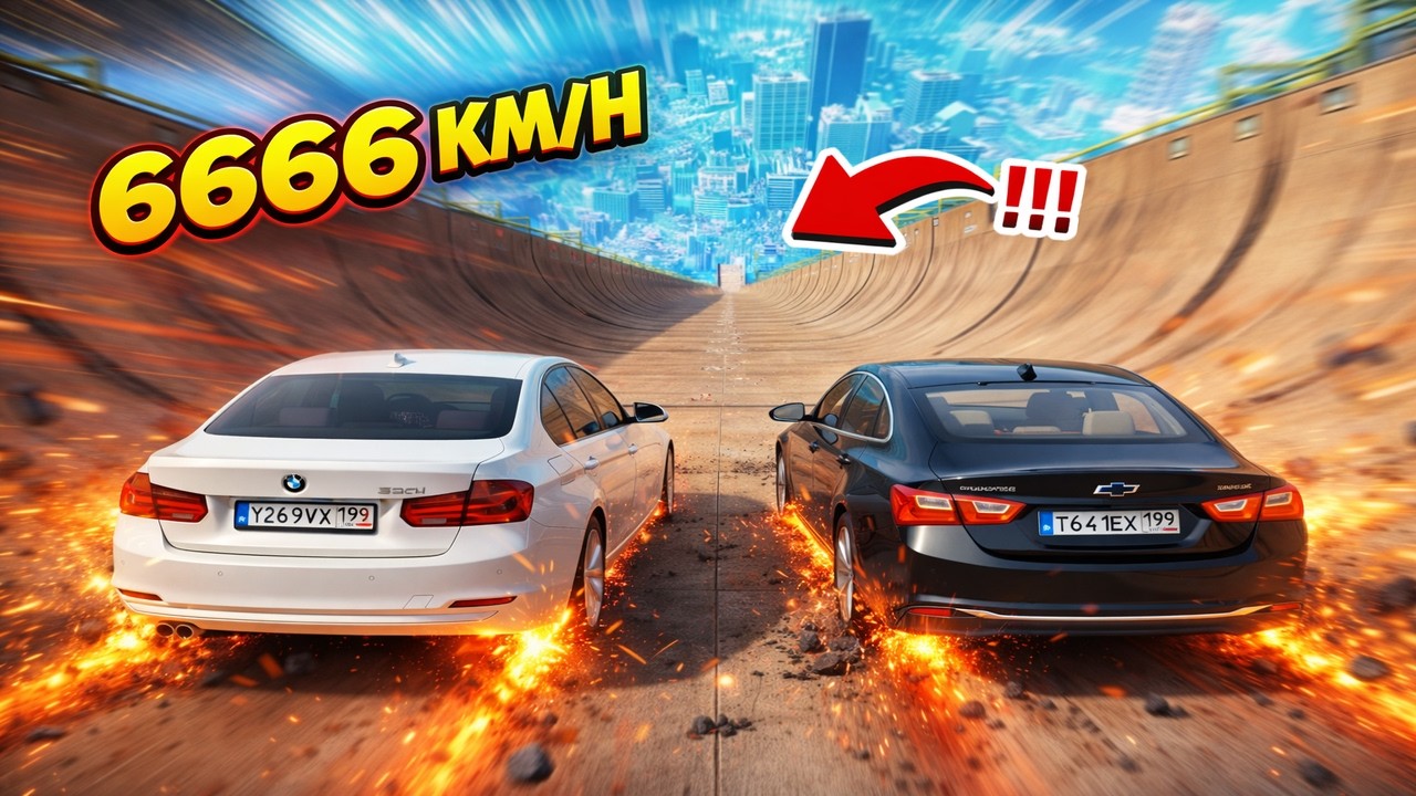 6666 KM/SOAT?! ENG TEZ PASTGA TUSHISH 😱 – REALISTIK CRASH TEST 🔥 | GTA 5 CRASH TEST