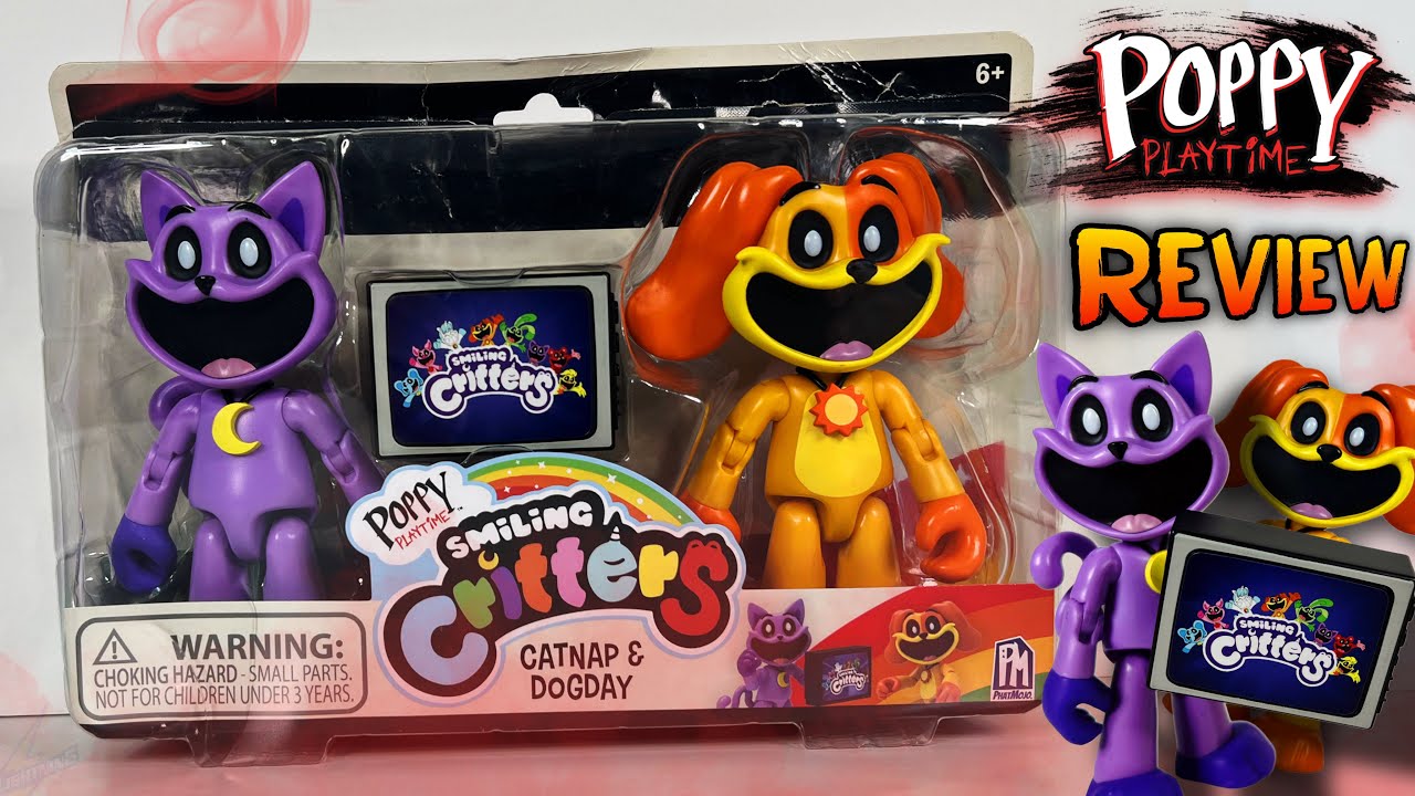 The Official Smiling Critter DogDay & CatNap Action Figure 2-Pack Is HERE! - [Poppy Playtime Review]