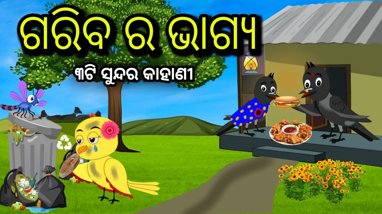 ଚଡ଼େଇ ର ୩ଟି ଗପ | Tiki Chadhei Odia Gapa Chadhei gappa Odia Bird Story Odia Stories Moral Story