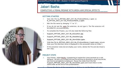 Illustrated PowerPoint 365/2021 | Modules 1-3: SAM Capstone Project 1b #solved #assignment