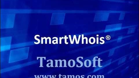 SmartWhois - Video Tour