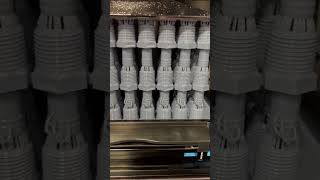 96 hose fittings printed in 3hrs 5min on Nexa3D XiP desktop 3D printer