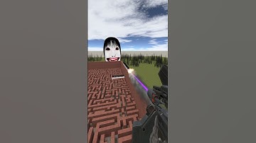 Destroying Yoshie Kimura in Big Maze Nextbot Gmod