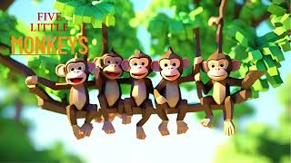 Five Little Monkeys Nursery Rhymes Kids Songs